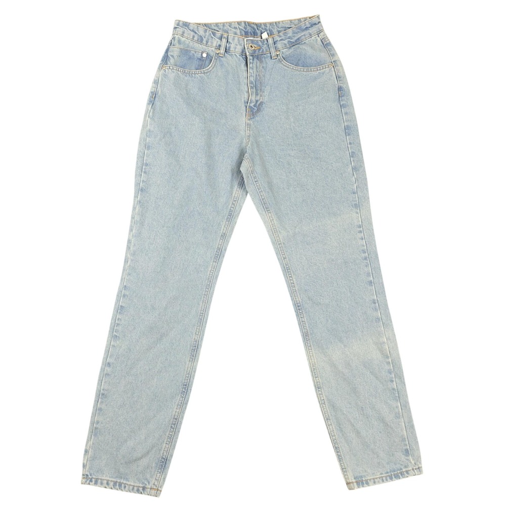 Ragged Jeans Womens 30‎ Blue Light Wash High Rise Mom Denim 30x29 Tapered Leg